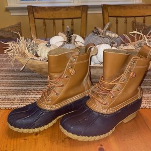 L.L. Bean  Navy Duck Boots